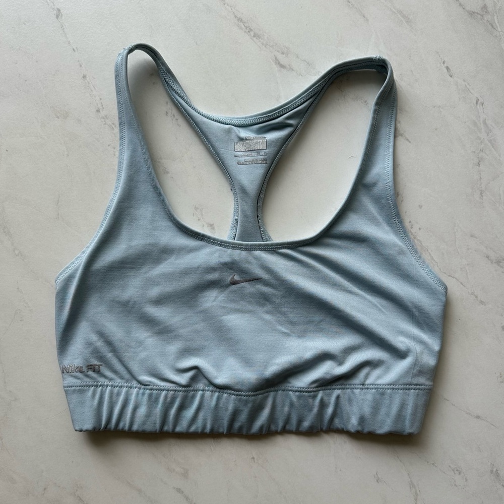Nike Light Blue Fit Dry Sports Bra